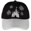Disney Hat - Baseball Cap - Cinderella Castle With Fireworks -Disney Shop 1a964c4638629333