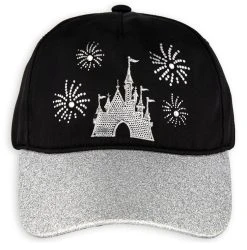 Disney Hat - Baseball Cap - Cinderella Castle With Fireworks