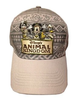 Disney Hat - Baseball Cap - Animal Kingdom - Safari Mickey & Friends