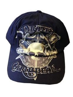 Disney Hat - Baseball Cap - Pirates Of The Caribbean - Crossbones