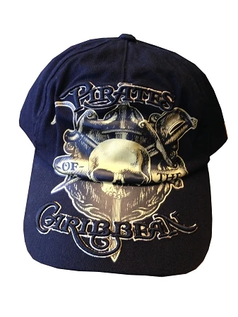 Disney Hat - Baseball Cap - Pirates Of The Caribbean - Crossbones 3 Disney Hat - Baseball Cap - Pirates Of The Caribbean - Crossbones