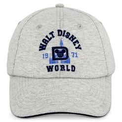 Disney Hat - Baseball Cap - Walt Disney World 1971 Jersey - Gray