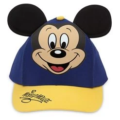 Disney Hat - Baseball Cap - Mickey Mouse - Blue/Gold