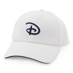Disney Hat - Baseball Cap - Disney Logo Sport Cap - White