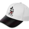 Disney Hat - Baseball Cap - Mickey Mouse Sequined - Black & White -Disney Shop c14819