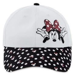 Disney Hat - Baseball Cap - Minnie Mouse Bow Polka Dot - Youth