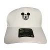 Disney Hat - Baseball Cap - Nike - Mickey Mouse Face - White -Disney Shop sc10999