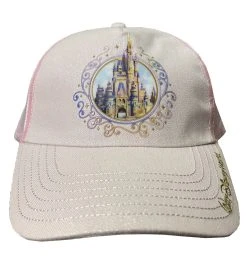 Disney Hat - Baseball Cap - 50th Anniversary - Castle - Pink