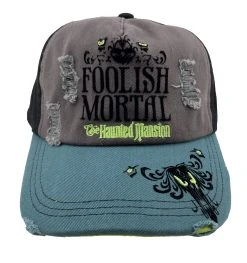 Disney Hat - Baseball Cap - Haunted Mansion Foolish Mortal
